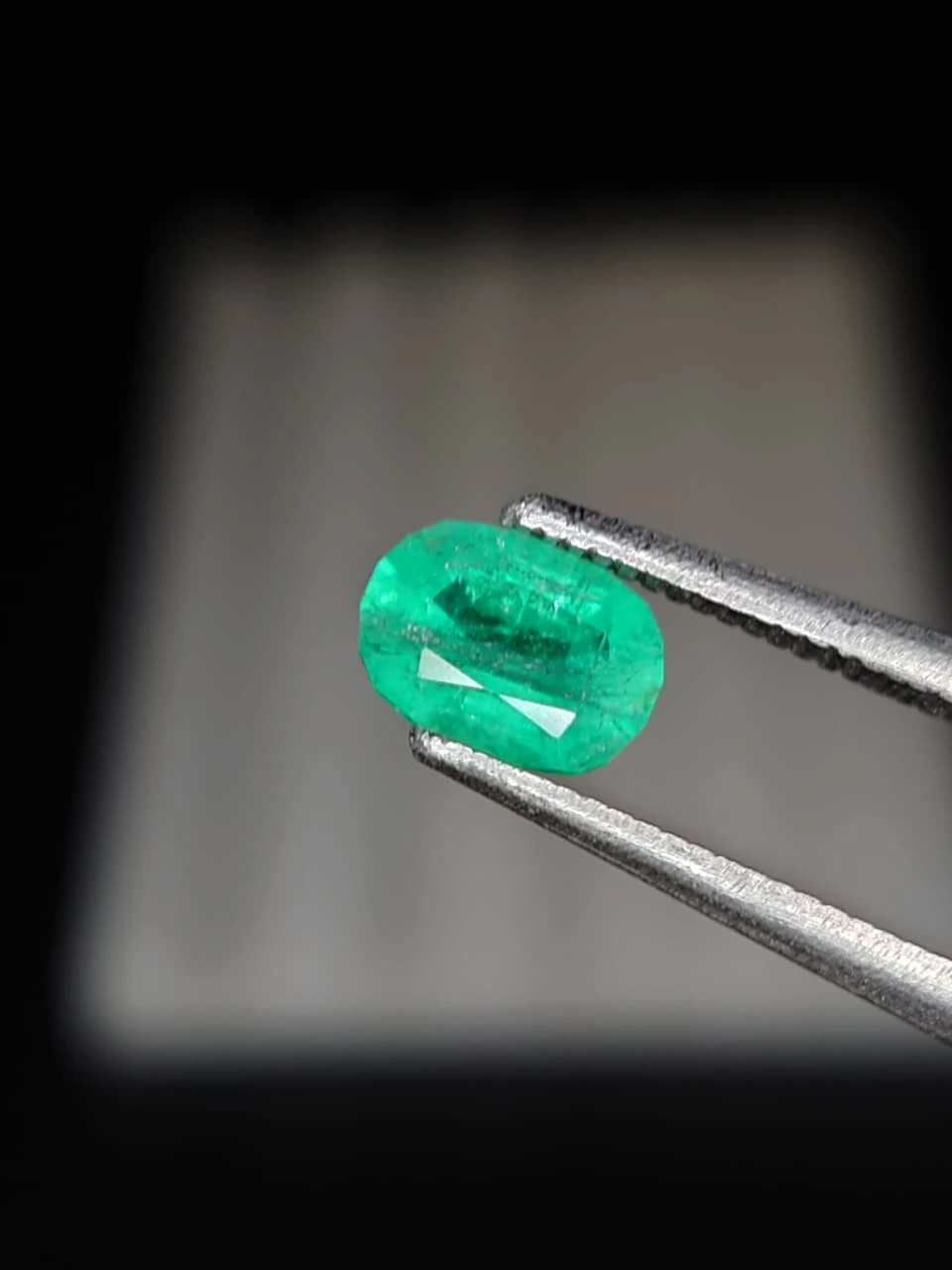 0.6ct Natural Oval Faceted Panjsher Emerald from Afghanistan — view 4